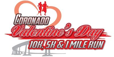 2026 Coronado Valentine's Day 10K, 5K and 1 Mile Fun Run/Walk